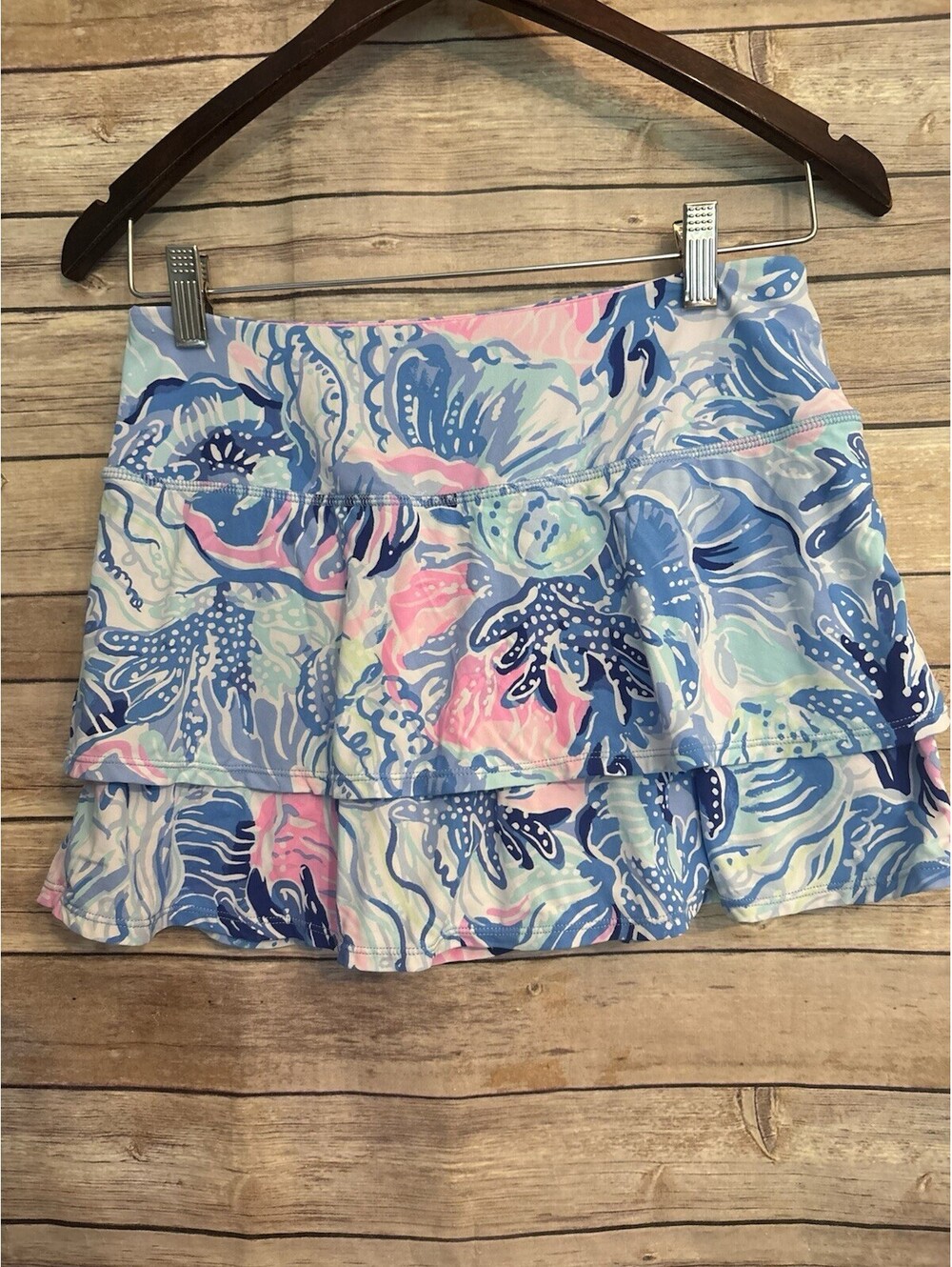 LILLY PULITZER  ADLAI Luxletic Skort   "SHADE SEEKERS"   Size SMALL  EUC